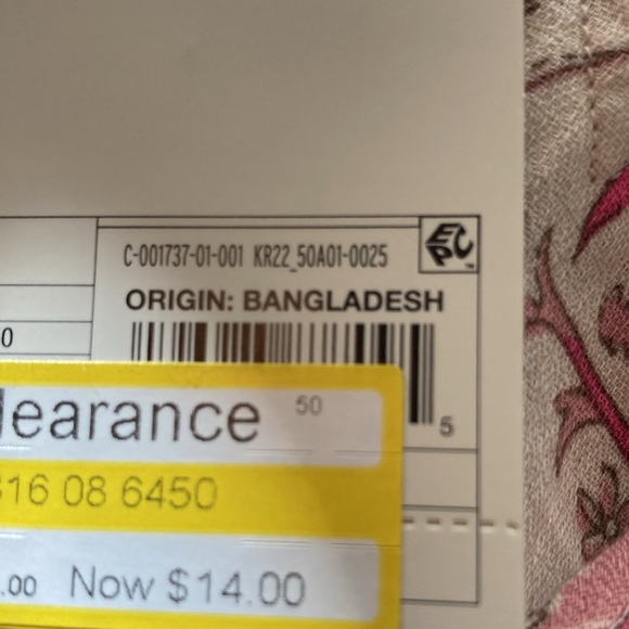 Bright, airy Knox Rose tie-neck peasant blouse. - Picture 12 of 12